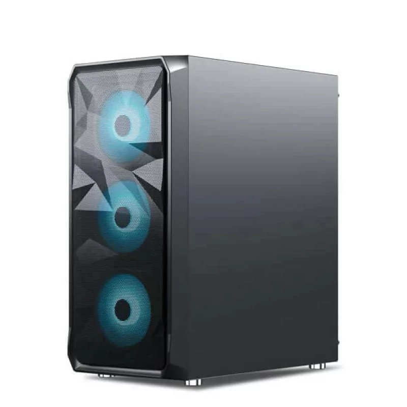 Ant Esports ICE-112 Auto RGB Black Mid Tower Cabinet